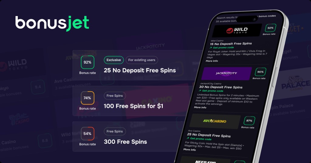 BonusJet casino bonus library