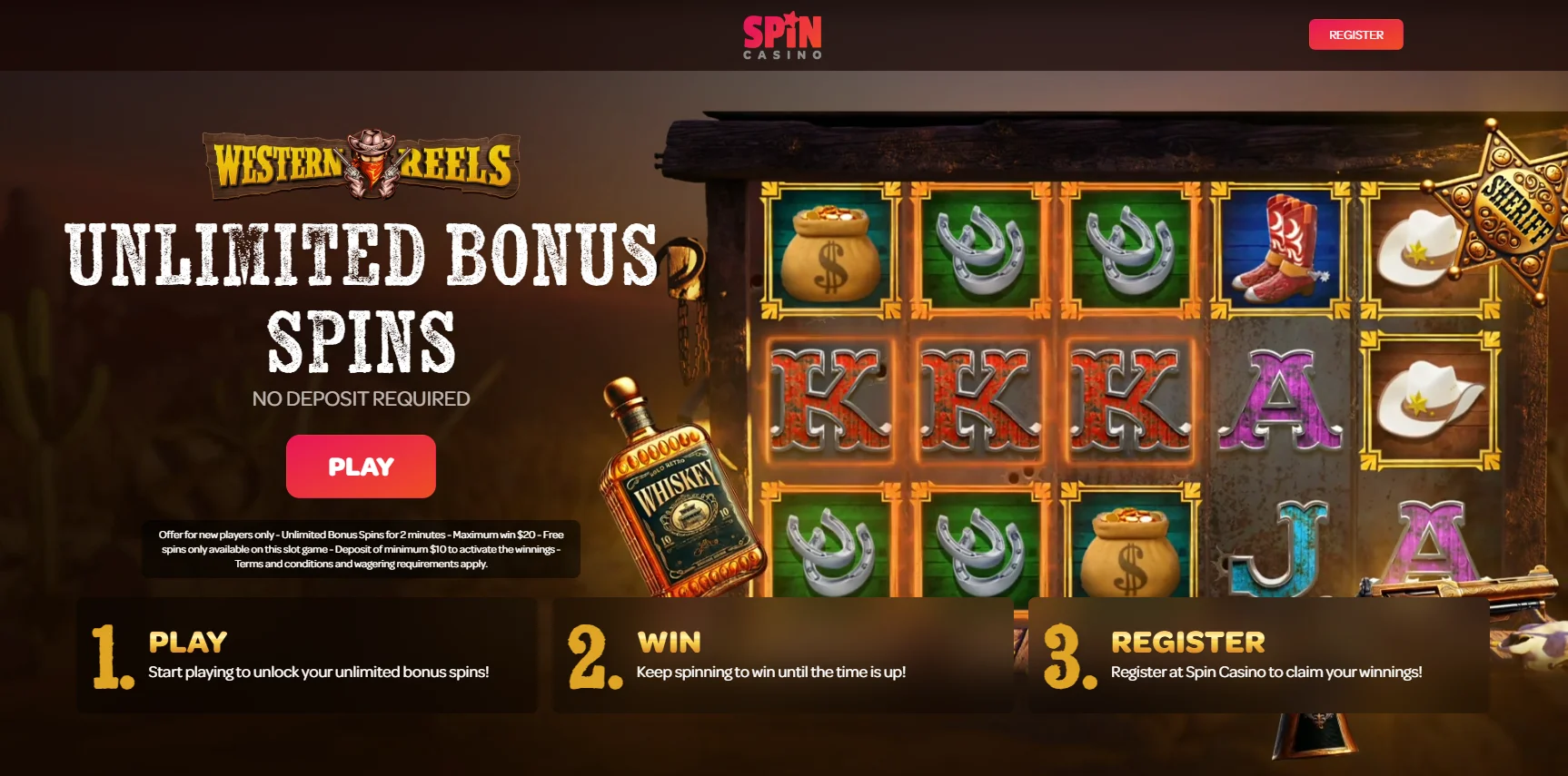 spin casino no deposit bonus