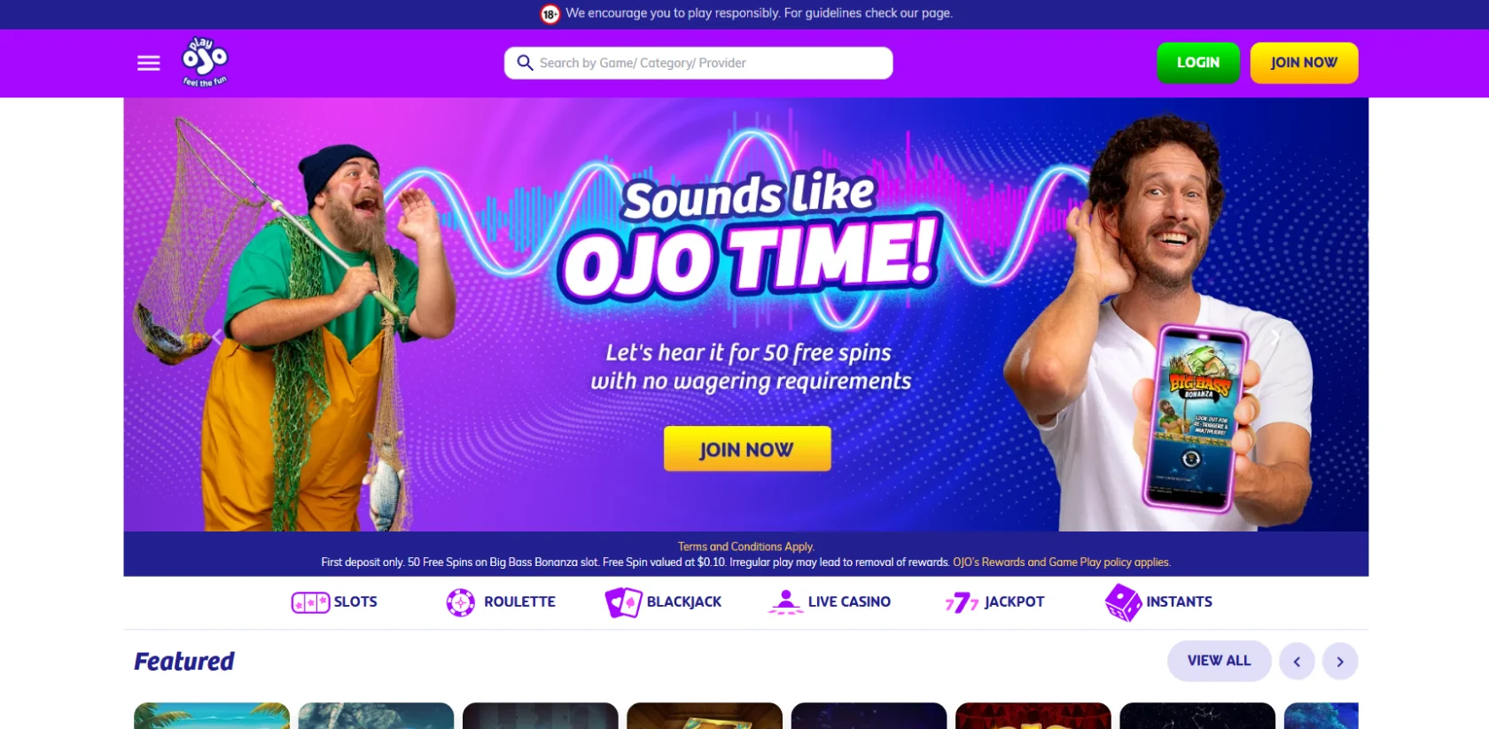 PlayOJO Casino