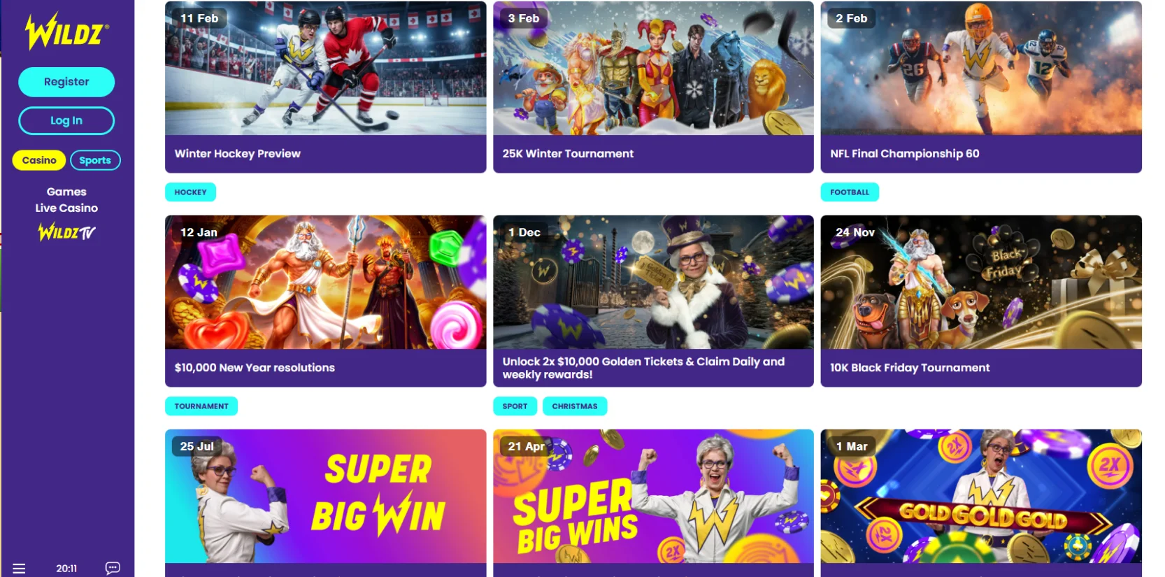 wildz casino free spins promo code for existing players